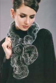 beau Foulards Fourrure