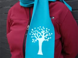 blau Fleece Tücher