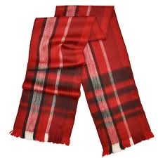 rot Plaid Tüchern