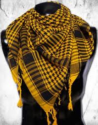 giallo Plaid Sciarpe