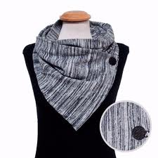 grey fashion scarves