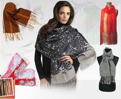 black fashion shawls