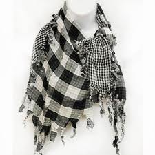 white black men scarves
